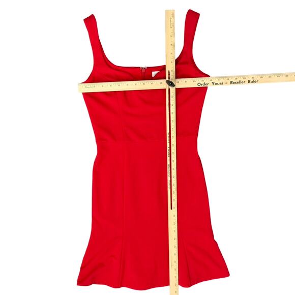 Dress the Population Sammie Cherry Red Mini Sweetheart Sleeveless Dress size S - Picture 3 of 11